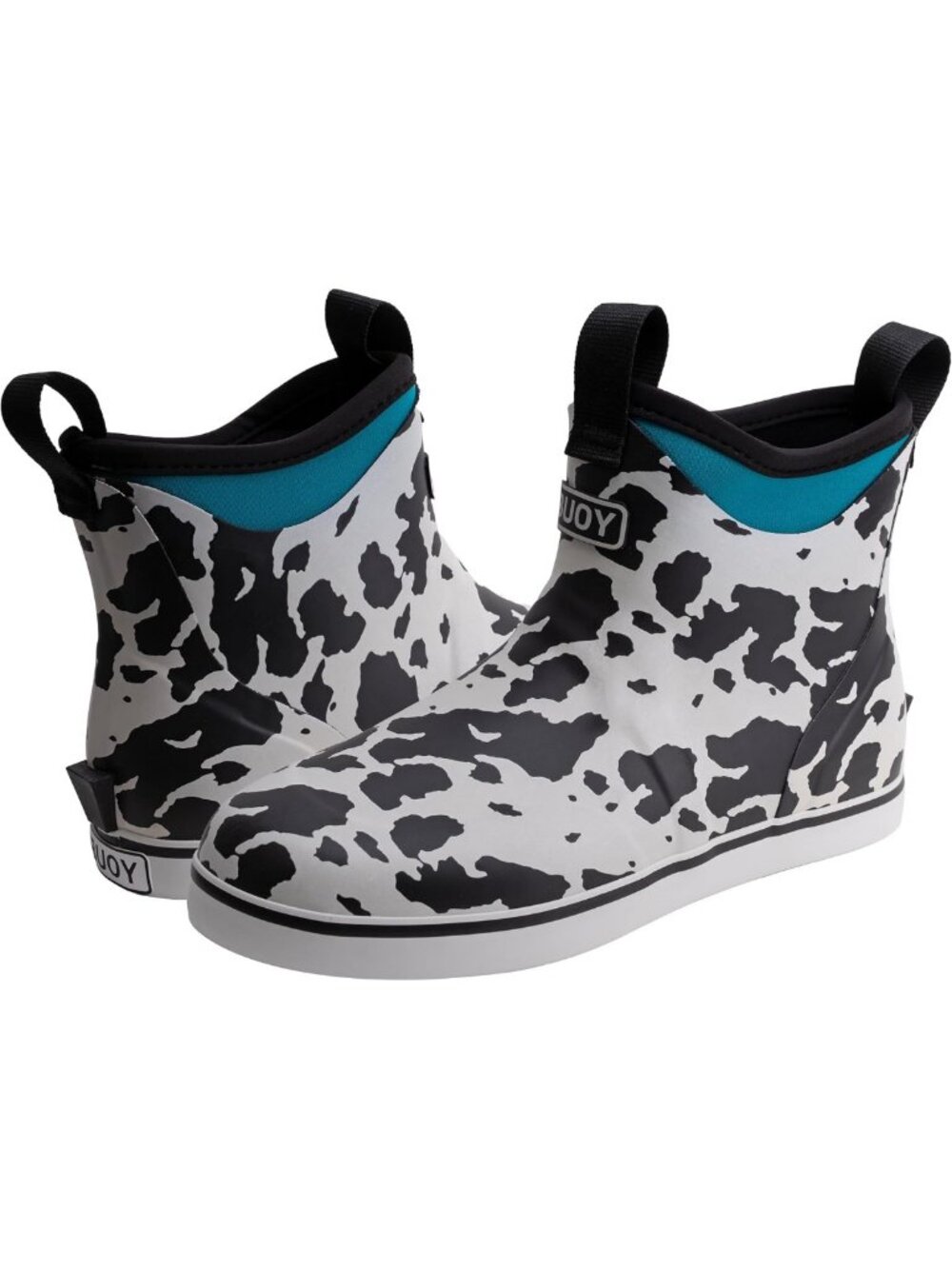 Stylish Women's Waterproof Ankle Rain Boots | Durable Rubber Fishing & Deck